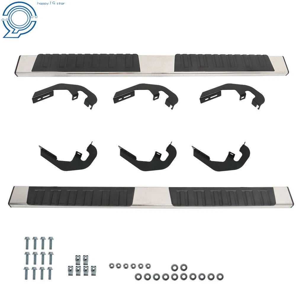 Nerf Bars Side Steps for Silverado/Sierra Double Cab (2007-2018)