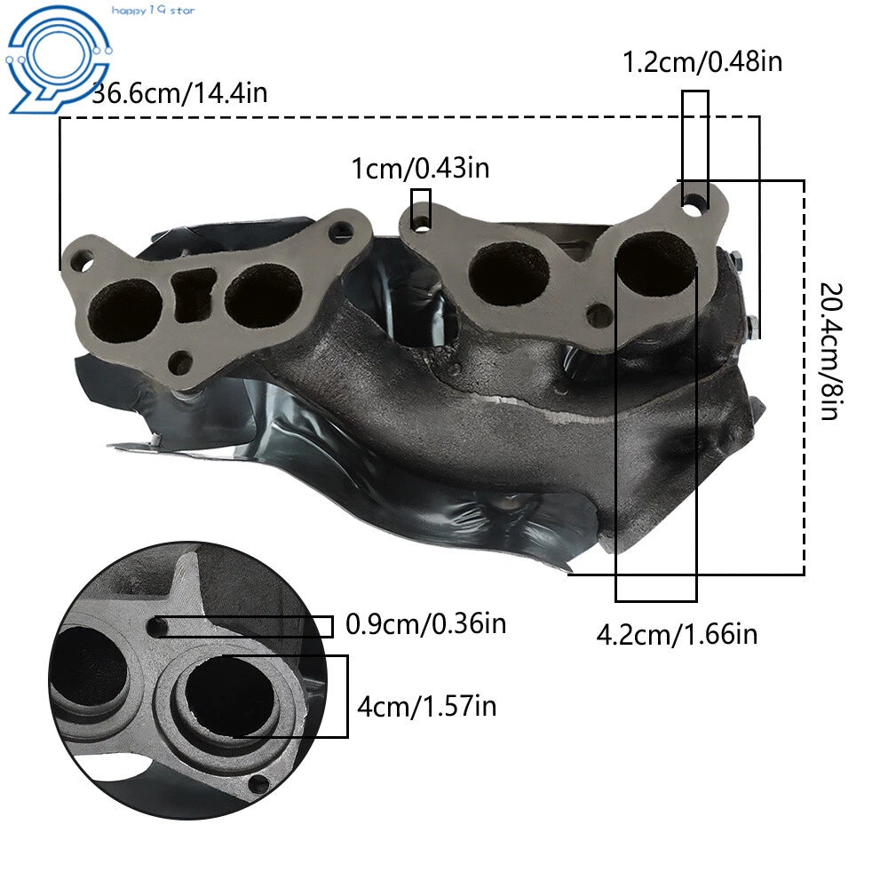Exhaust Manifold with Gasket Kit for Toyota 4Runner Tacoma (1994–2000)