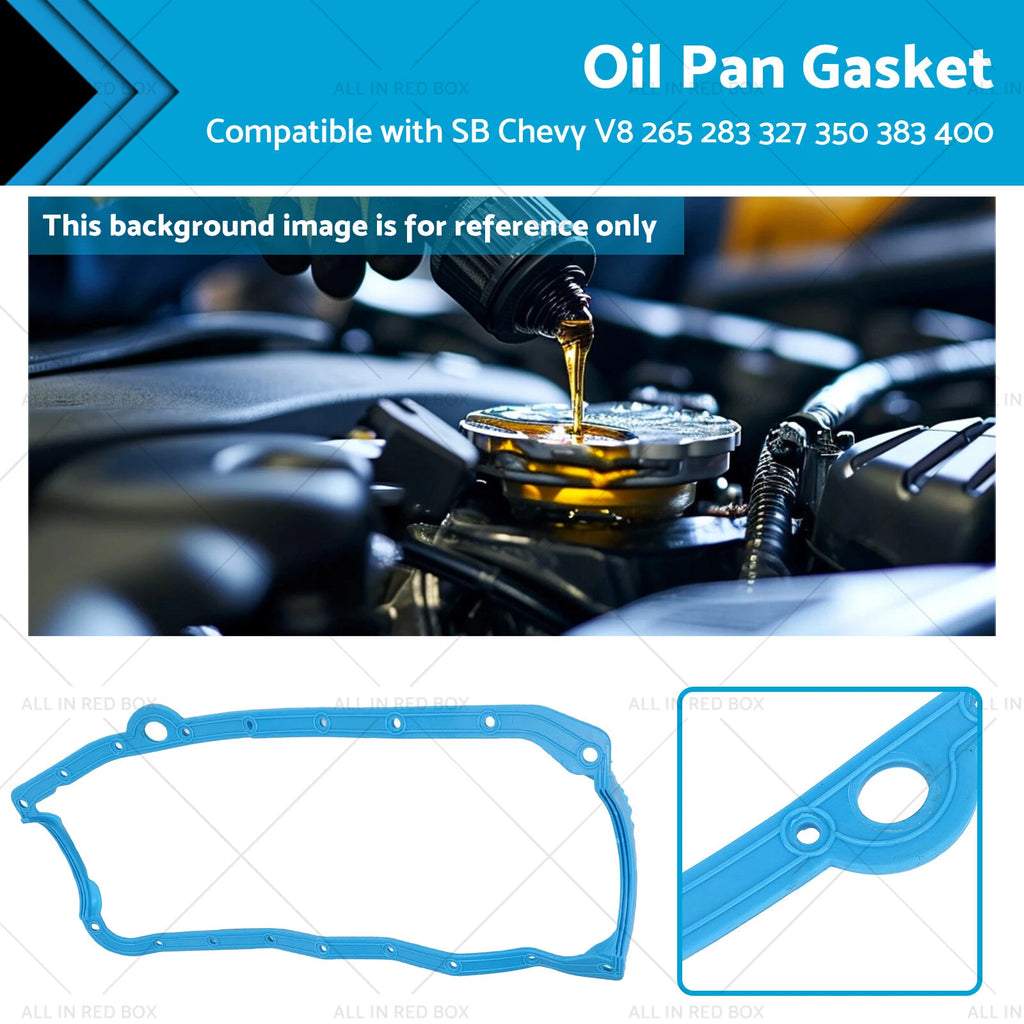 Oil Pan Gasket for Chevy SB V8 265 283 327 350 383 400 (Pre-1973)
