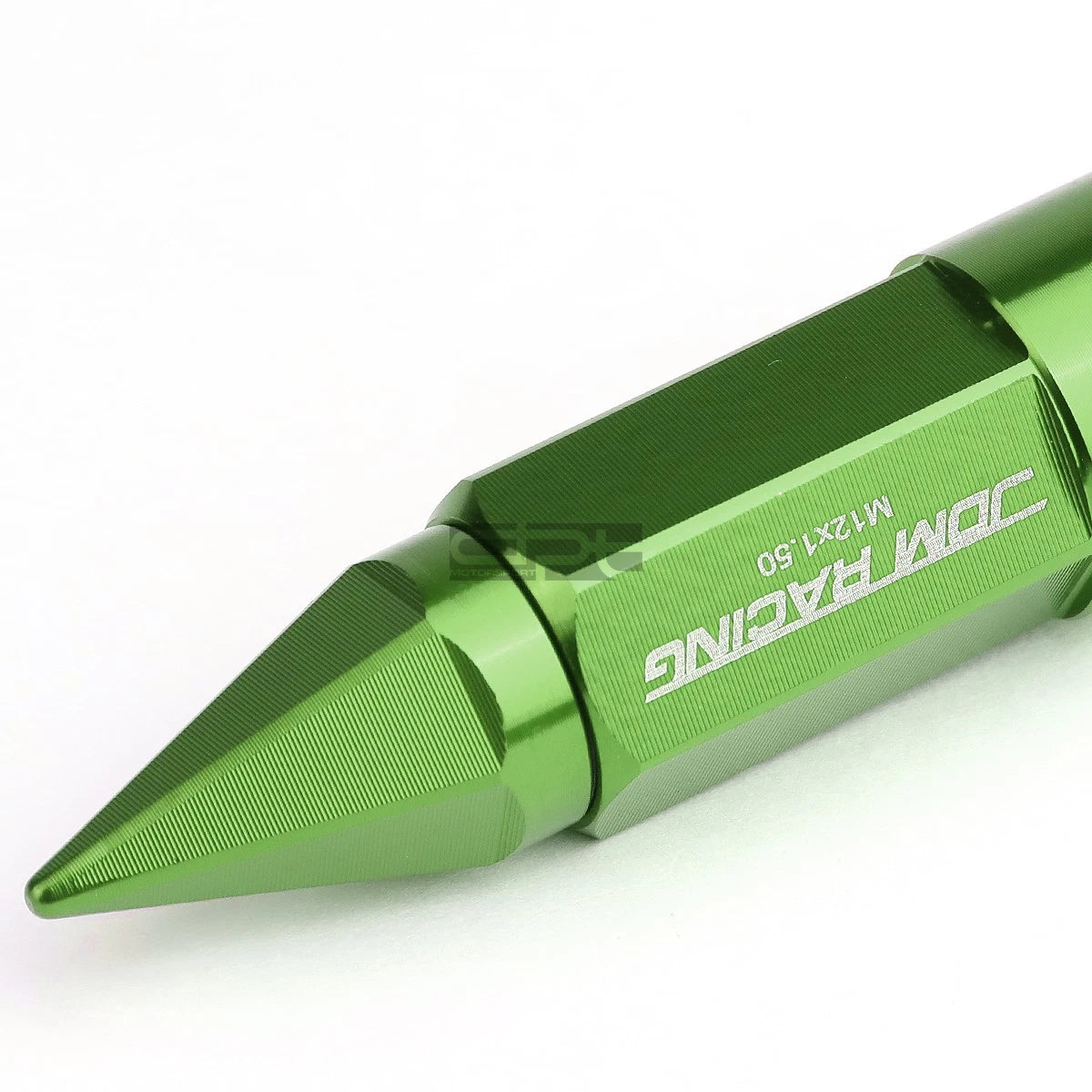 20 PCS M12X1.5 83MM Tall Green Aluminum Lug Nuts with Caps for JDM Vehicles