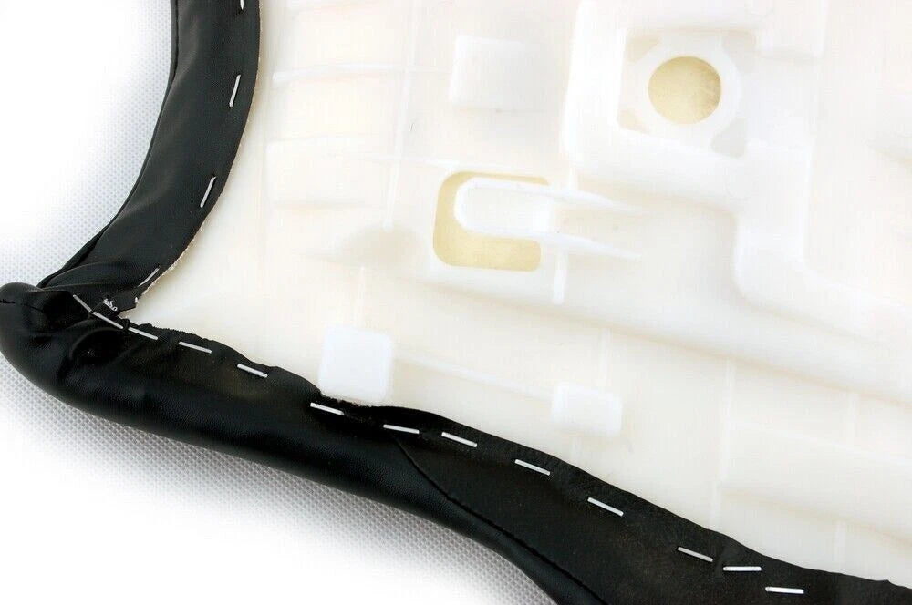 Front Rider Seat Leather Cover for Honda CBR600RR (2005–2006) Black