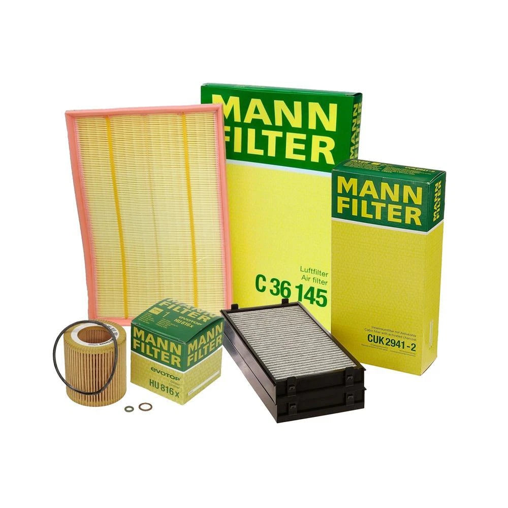 Mann Oil Air Carbon Cabin Filter Service Kit for BMW X5 (2007–2010)