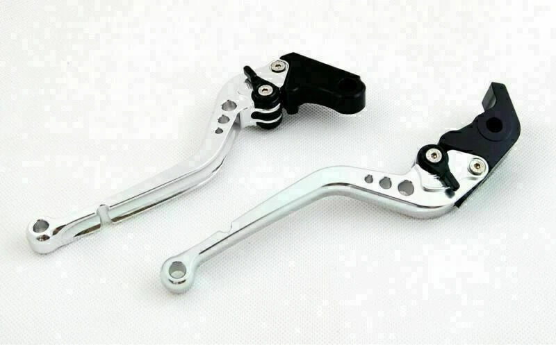 Long Brake Clutch Levers for Ducati 821 Monster/Dark Strada (2016) Silver T9