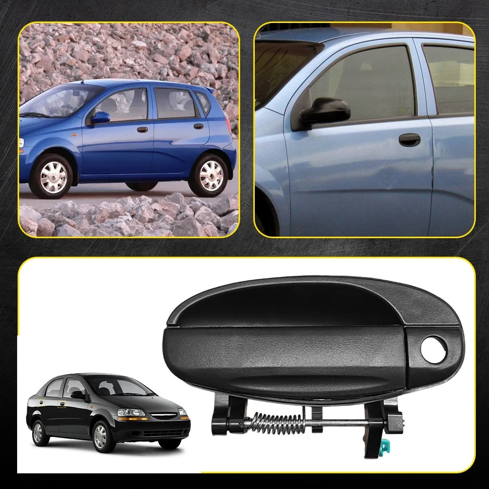 Exterior Door Handle for Chevrolet Aveo (2004–2011) Black