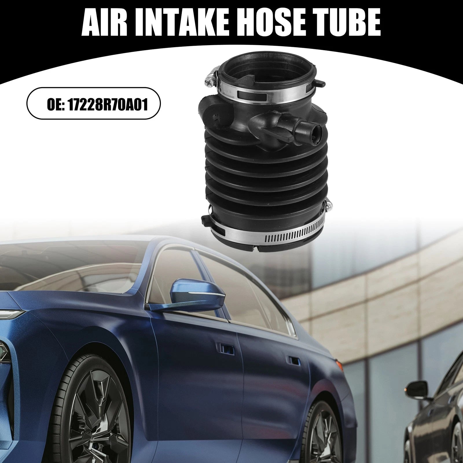 Air Cleaner Intake Hose Tube with Clamps for Honda Accord (2010–2012)