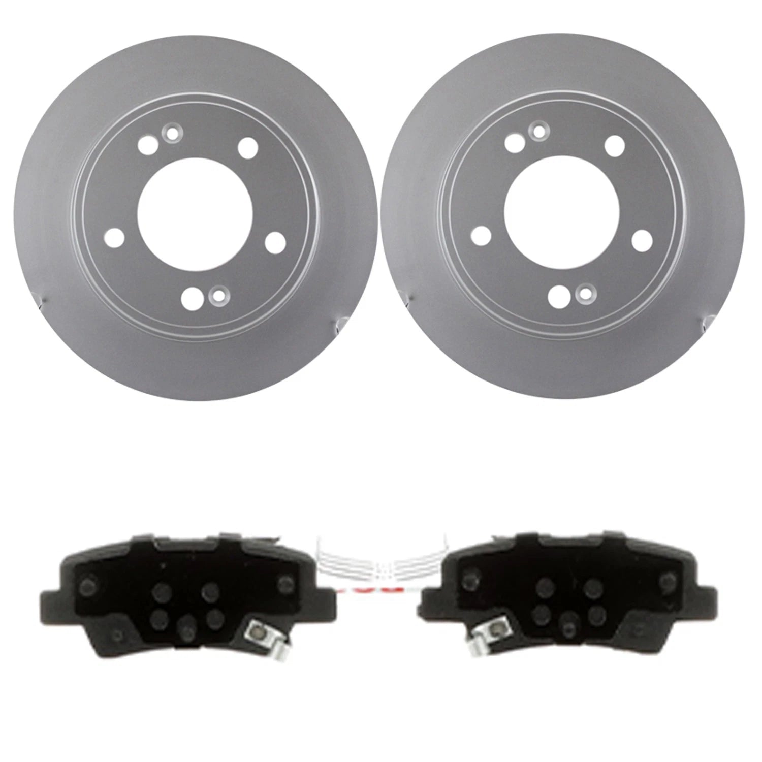 Brake Rotors & Ceramic Pads Kit for Elantra Venue Soul (2011–2023)