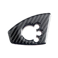 Carbon Fiber Black Interior Door Lock Button Cover Trim for Audi TT TTRS (2008-2014)