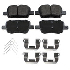DuraGo Rear Rotors & Akebono ProACT Ceramic Brake Pads Kit for Acadia Blazer (2017–2023)