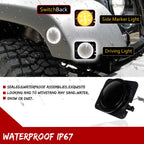 LED Side Marker Turn Signal Lights for Jeep Wrangler JK (2007–2018)