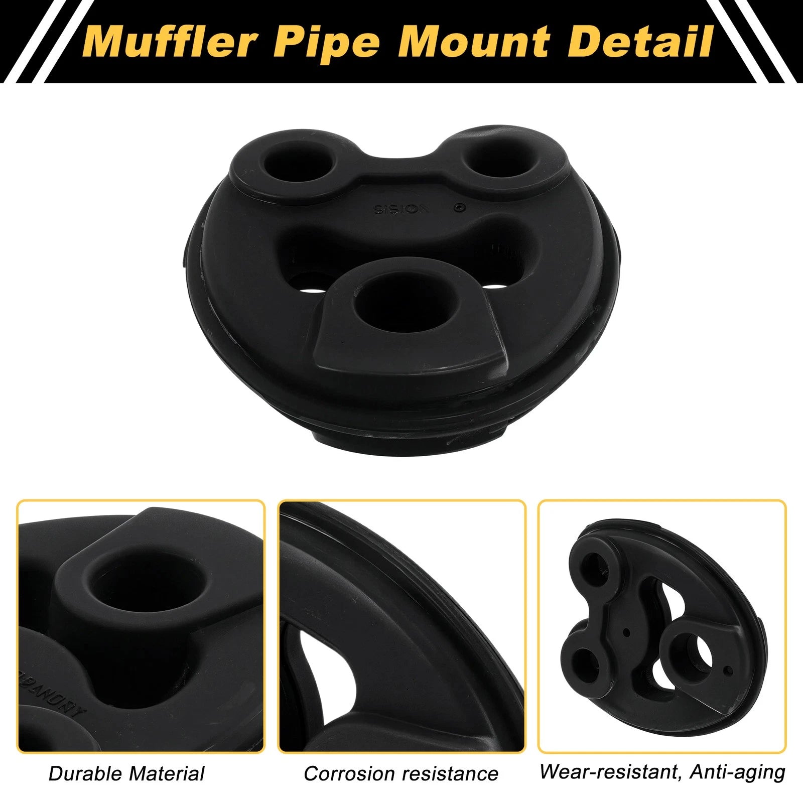 Muffler Exhaust Hanger for Mercedes-Benz 190D (1984–1989) 2014920116 Rubber