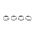 Silver AC Climate Control Ring Knob Trim for Toyota Tacoma (2016–2023)