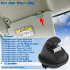 Sun Visor Clip for Volkswagen Tiguan (2016–2022) Black 5G0857561A