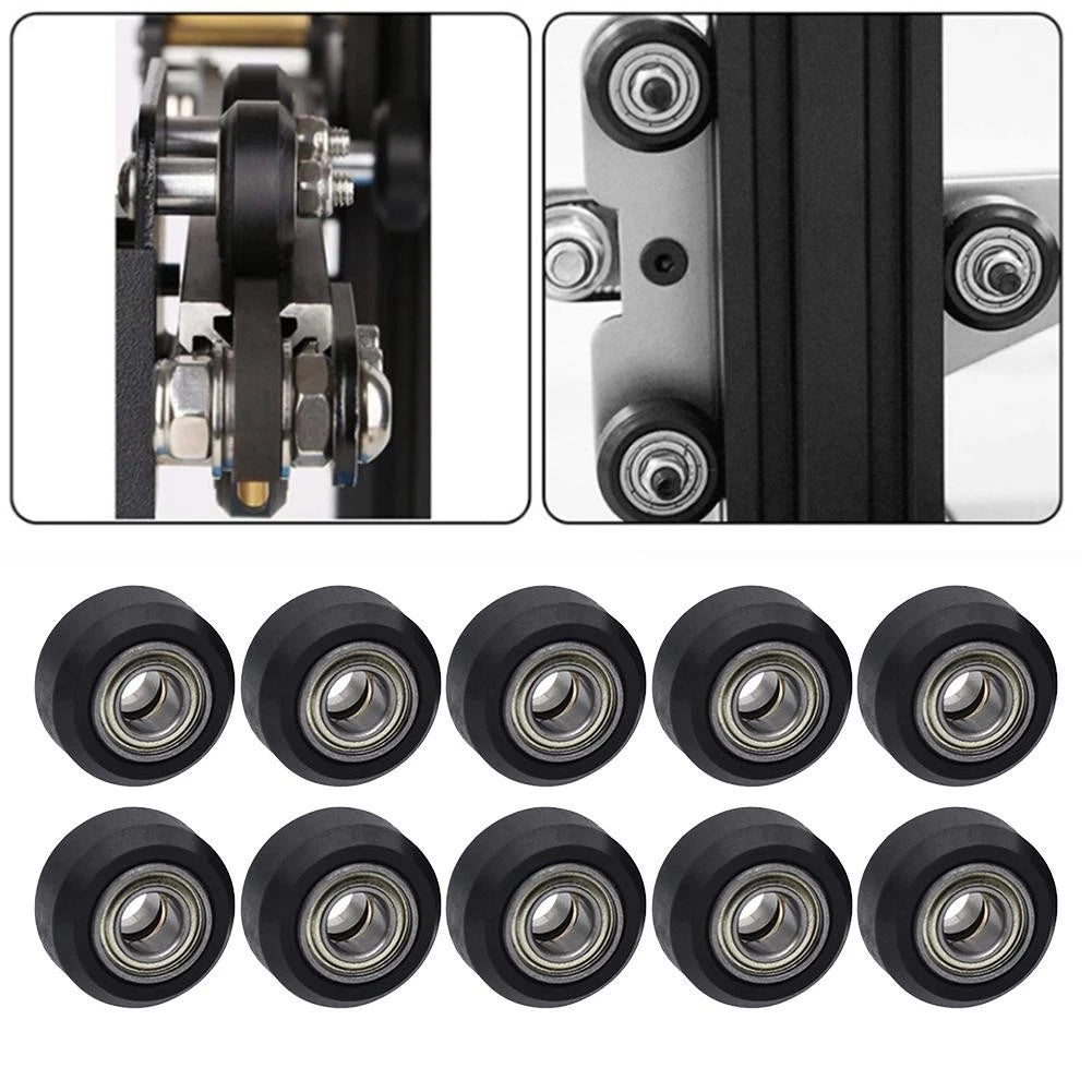 10Pc Linear Bearings for 3D Printer Wheel (Compatible with )