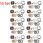 Set of 10 Carburetor Gasket Rebuild Kit for Walbro 43CC 52CC (N/A)