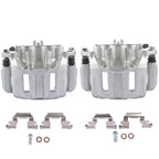 Set of 2 Front Disc Brake Calipers with Brackets for Honda