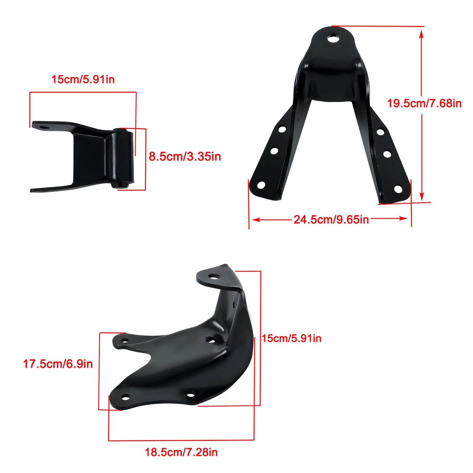 Rear Leaf Spring Shackle Hanger Bracket for Ford F250 F350