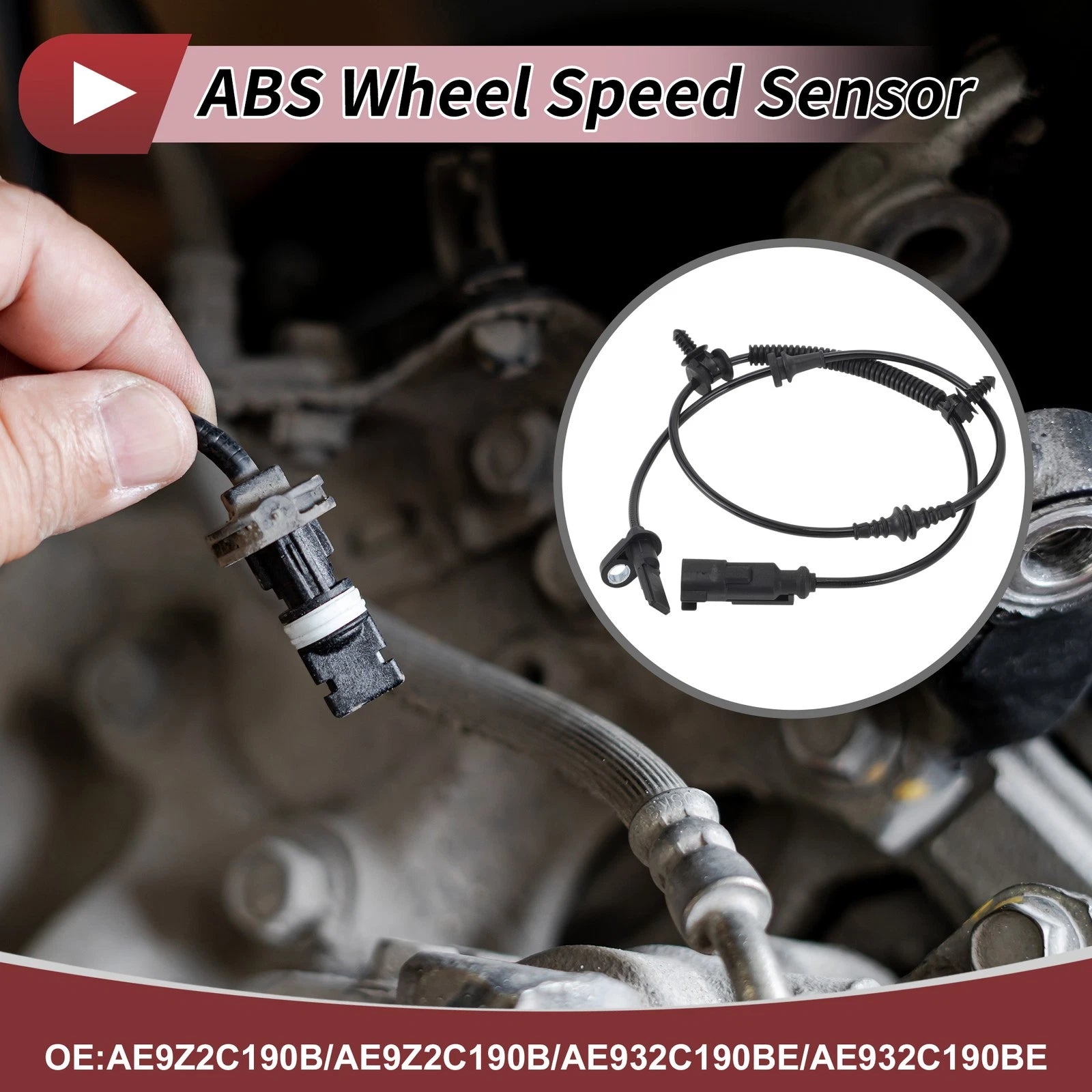 ABS Wheel Speed Sensor No.AE9Z2C190B for Ford Flex (2010–2019)