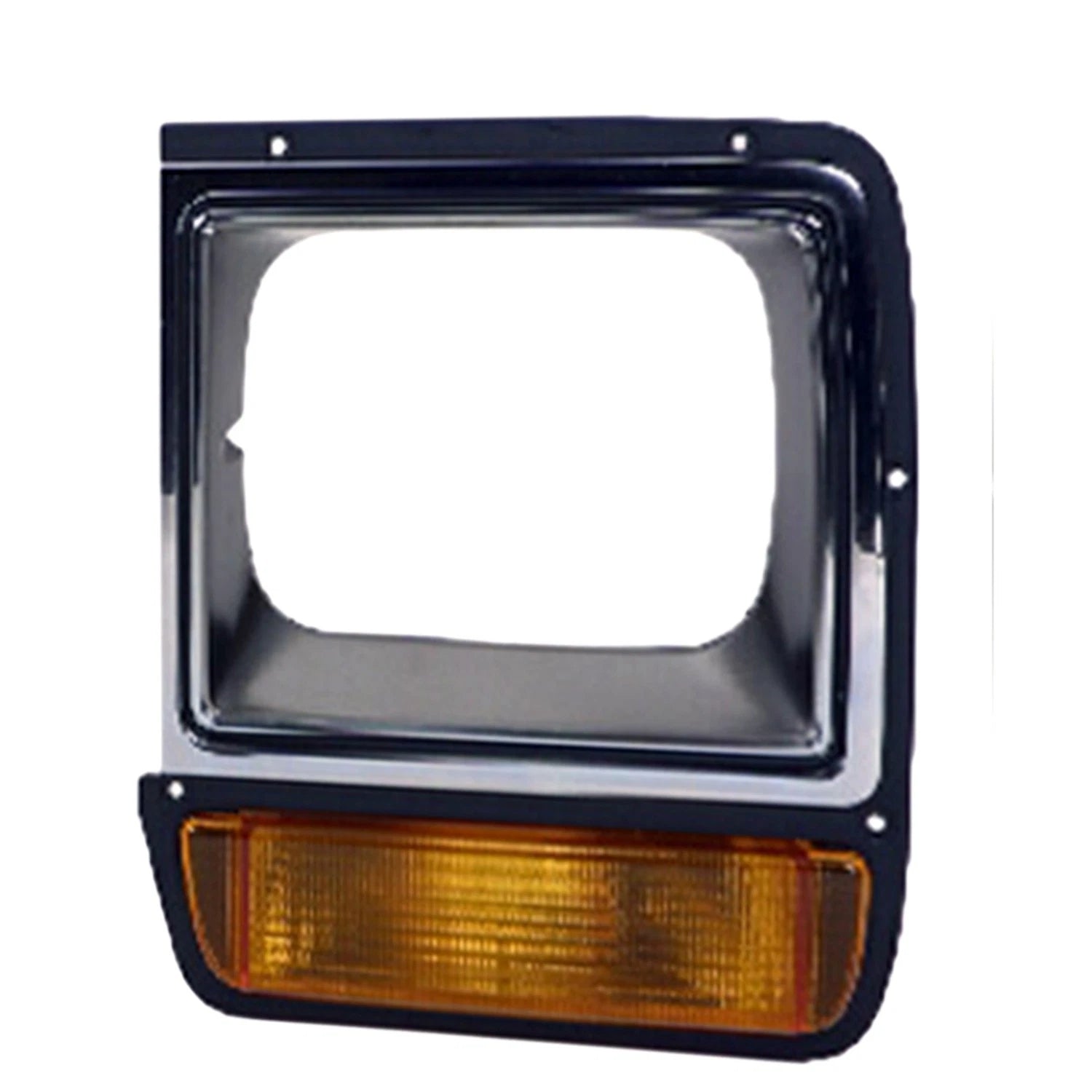Headlight Assembly Replacement Amber Black Chrome Driver Side for Toyota