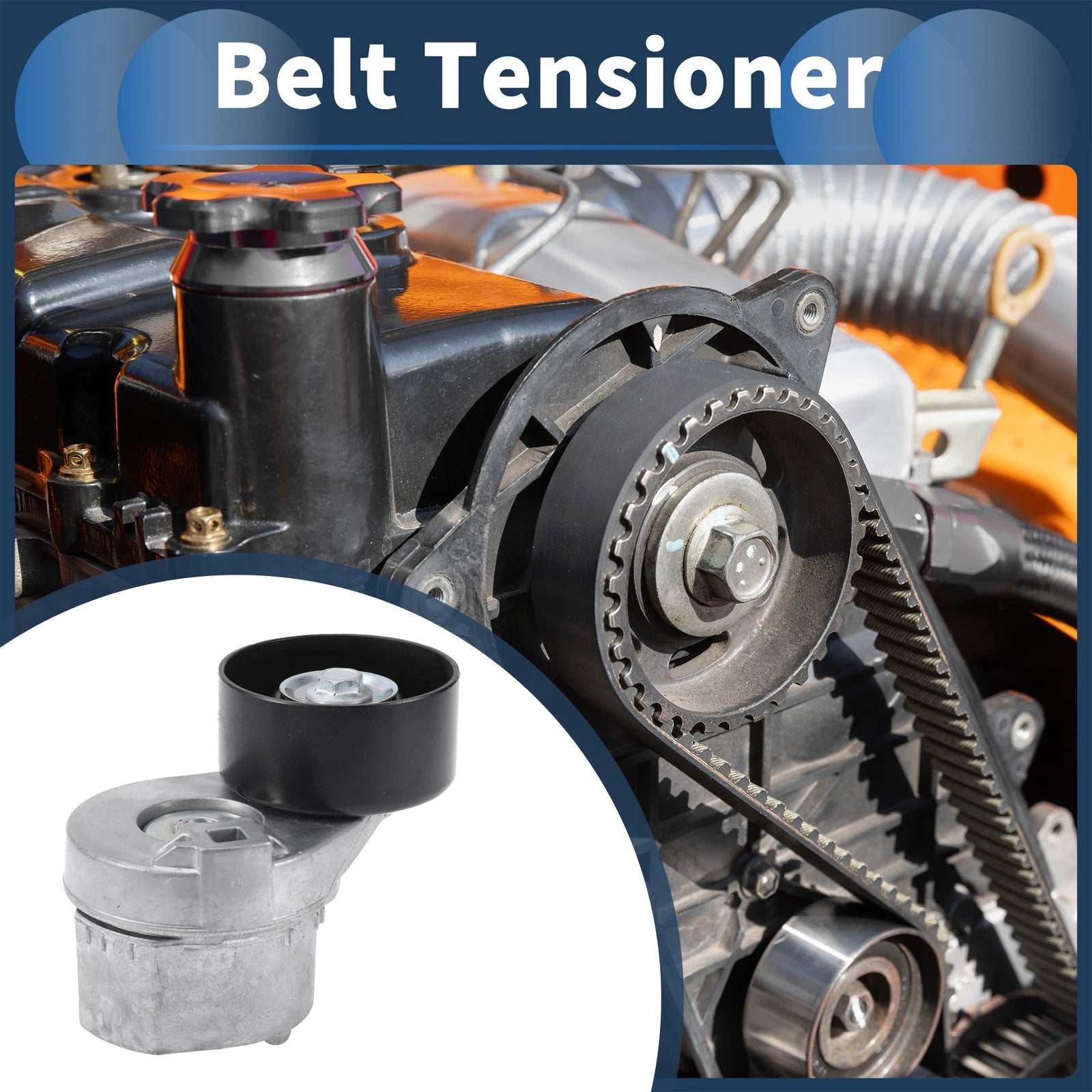 Belt Tensioner for Ford Transit 2.4 (2000–2014) No. 1755162 Metal