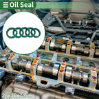 Set of 5 Oil Seal Rotary Shaft Seal 28x36x7mm High Pressure Green