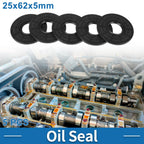 Set of 5 Oil Seal Rotary Shaft Seal Nitrile Rubber 25x62x5mm