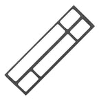 CD button panel cover trim for BMW 3 Series E36 (1991–1999) Suede Black