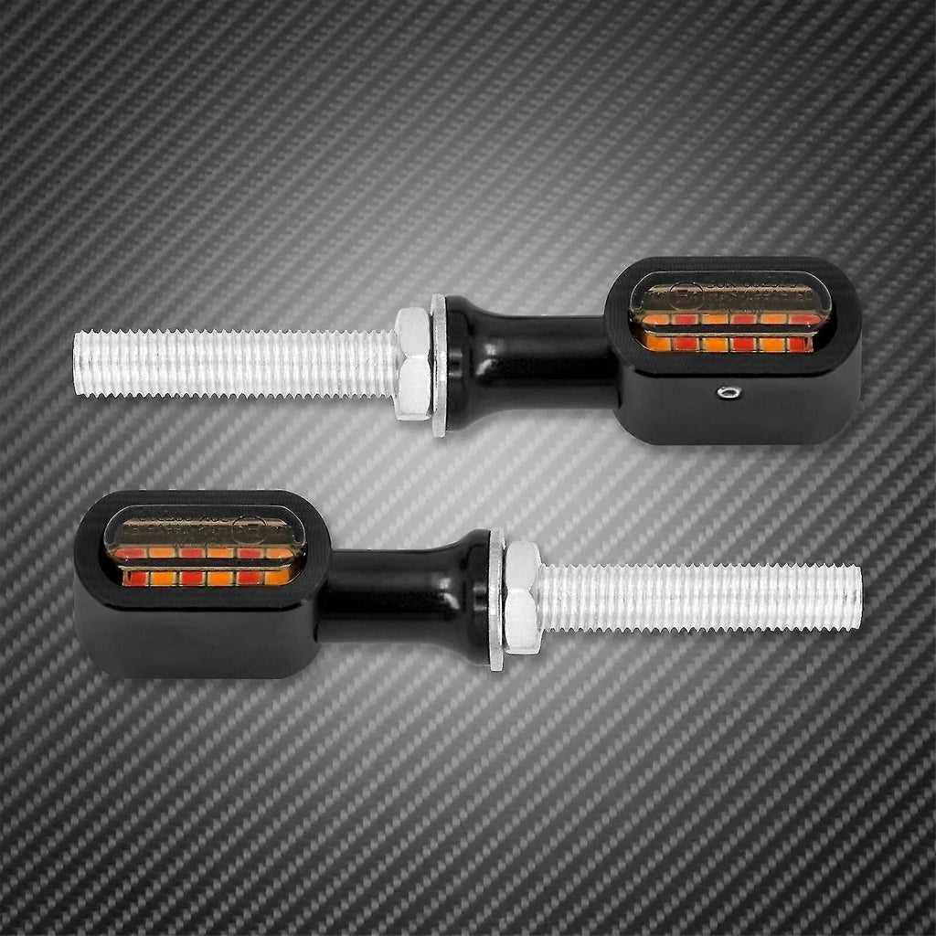 Rear Mini LED E Mark Turn Signal Lights for Harley Softail Touring Sportster