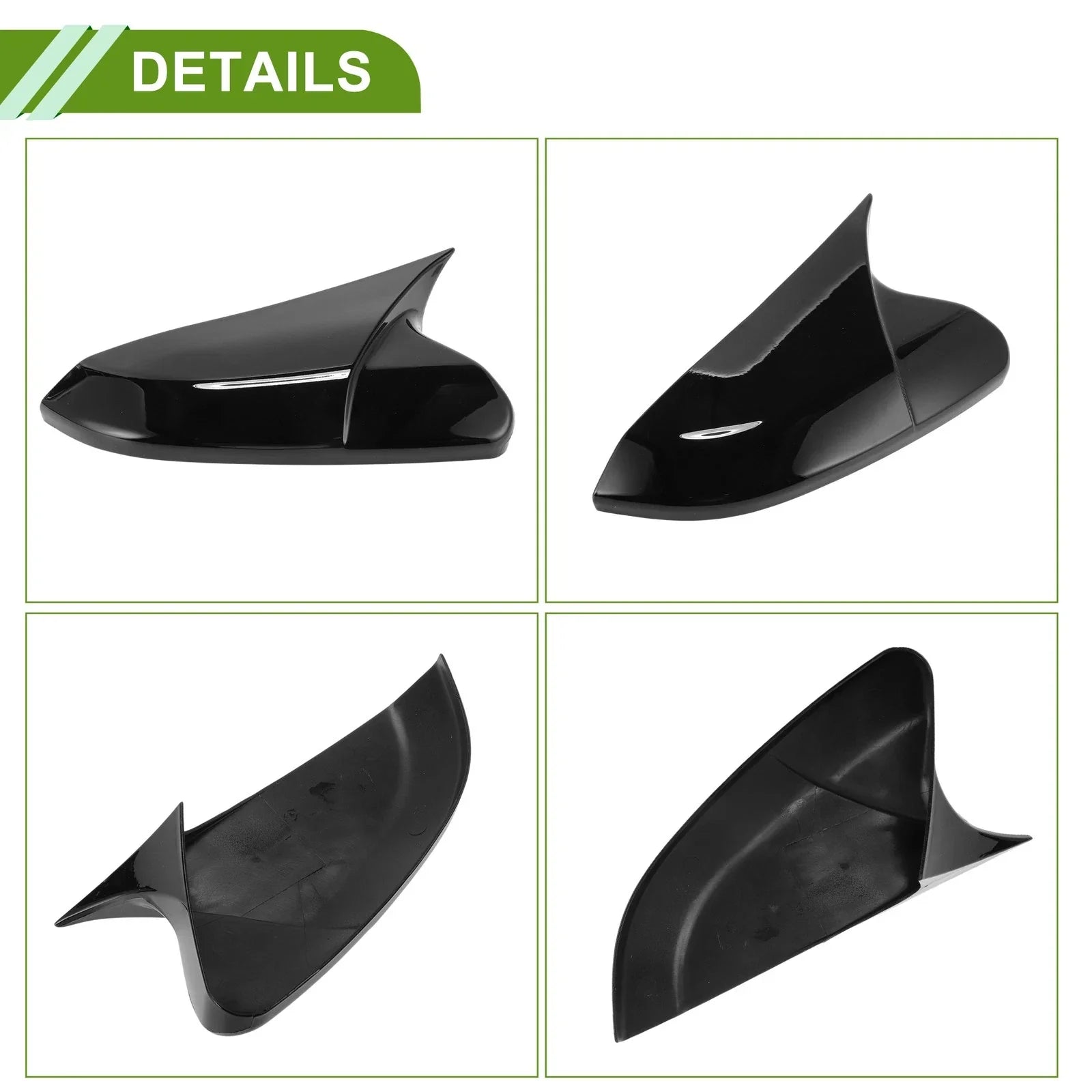 Left Right Side Mirror Cover Caps for Honda 10th Gen (2016-2021)
