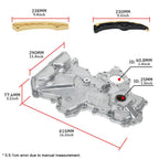 Timing Chain Kit + VVT Gear + Oil Pump Cover for Hyundai Veloster Elantra (2012–2021)
