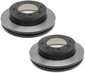 Set of 2 Front Disc Brake Rotors for Chevy GMC (14040lb, 14050lb GVW)