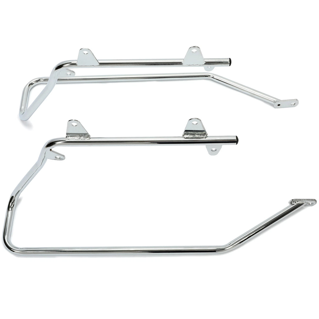 Chrome Saddle Bag Conversion Brackets for Harley Davidson Heritage Softail (1984-2017)