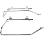 Chrome Saddle Bag Conversion Brackets for Harley Davidson Heritage Softail (1984-2017)