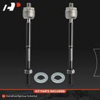 2X Front Inner Steering Tie Rod End for Chevy Trailblazer (2002-2009)