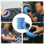 Car Wax Applicator for Universal Use (Ergonomic, High-Density Absorption)
