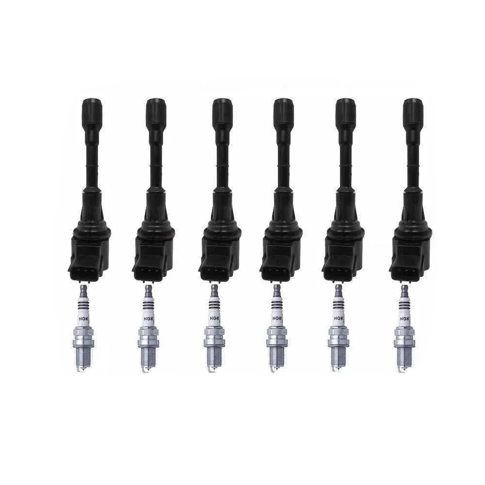 6 x Ignition Coils & 6 x Spark Plugs for Nissan Murano Z51 (2009-2014)