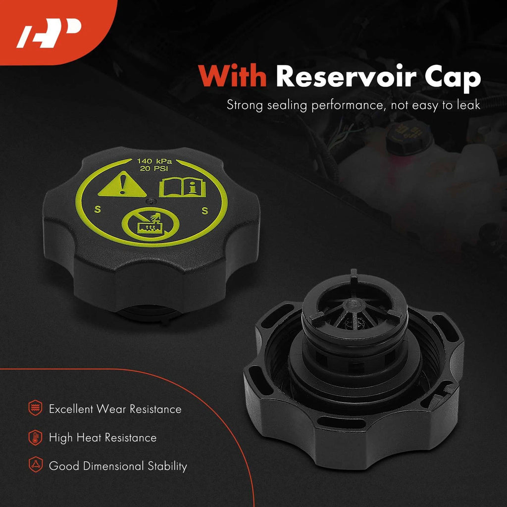 Engine Coolant Reservoir with Cap for Chevrolet Spark (2013-2015)