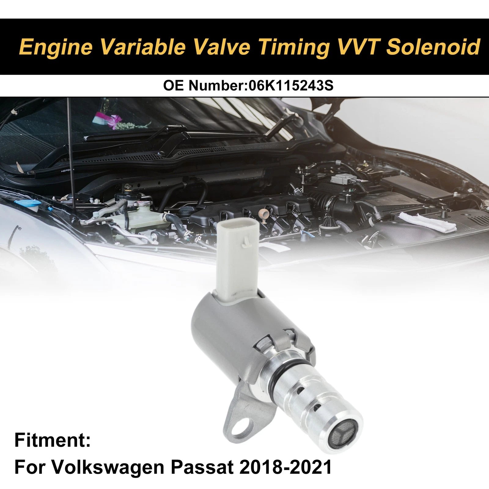 VVT Solenoid for Volkswagen Passat (2006–2010) No. 06K115243S