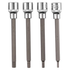 Set of 7 Long Reach Hex Sockets for Metric Vehicles (3-10mm)