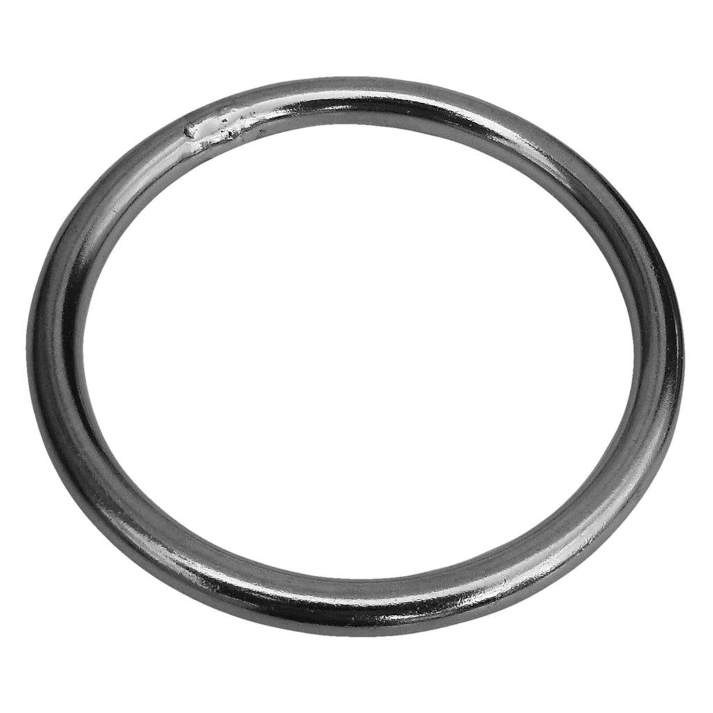 Set of 4 Round Ring Welded 1/8-Inch x 1-Inch for Various Applications (FO2732-M4)
