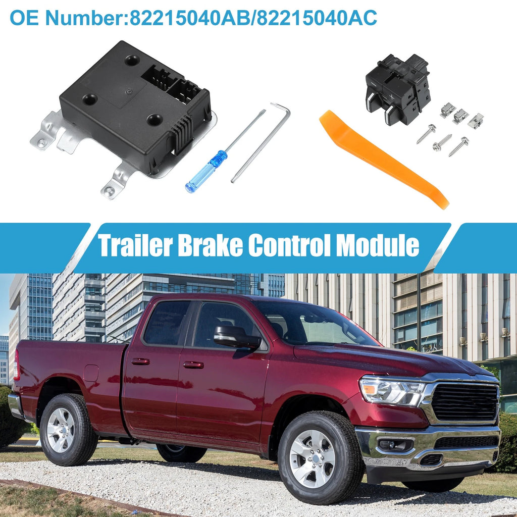Set of 1 Trailer Brake Control Module Switch No. 82215040AB/AC for Ram 1500 (2013–2018)