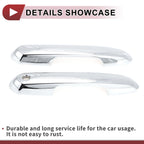Set of 4 Door Handle Covers for Toyota RAV4 (2019–2024) Silver ABS