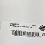 Brake Line Clamp Kit for Harley-Davidson (0184P, 91500116)