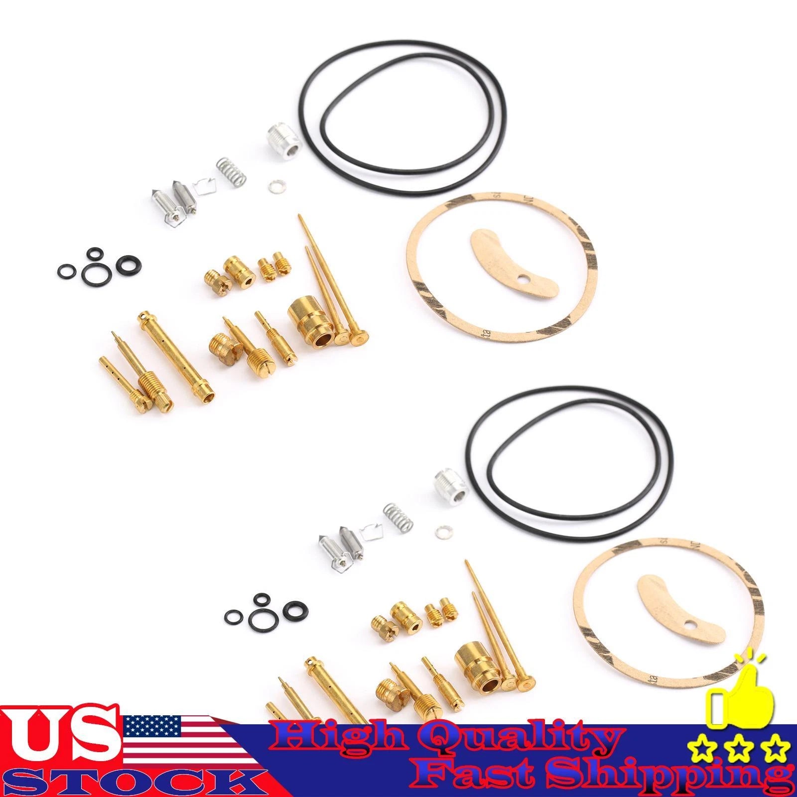 2X Carburetor Repair Kit for Kawasaki KZ400 (1974–1976)