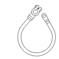 Battery to Starter Cable for 2520 3020 4020 4320 4520 4620 500A 6030 (Fits 26A120)
