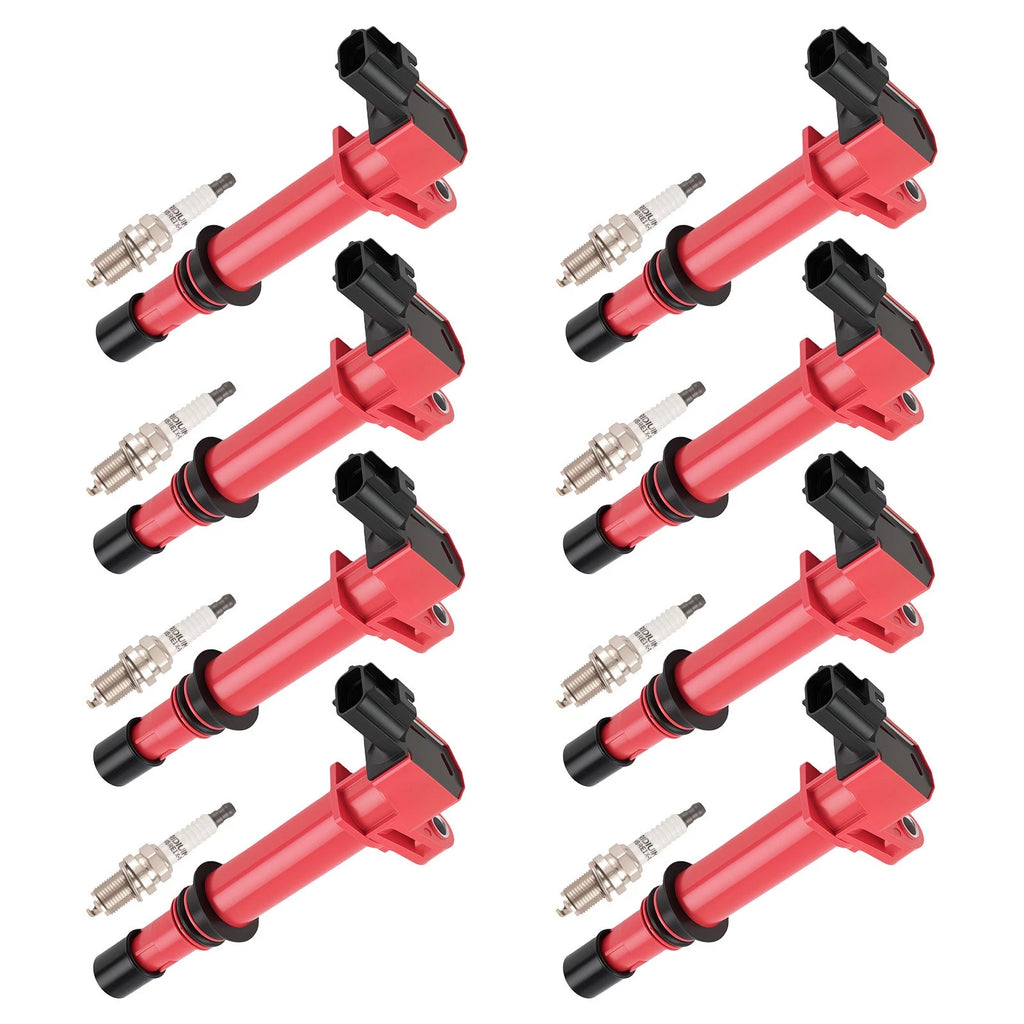 8x Ignition Coils + Spark Plugs for Jeep Grand Cherokee WJ (2002–2004) UF297