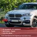 Front Bumper Tow Hook Cover for BMW X6 F16 M White (2015-2019)