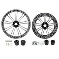 30" Front 18" Rear Wheel Rim Dual Hub Belt Pulley for Harley Street Glide (2009–2023)