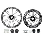 30" Front 18" Rear Wheel Rim Dual Hub Belt Pulley for Harley Street Glide (2009–2023)