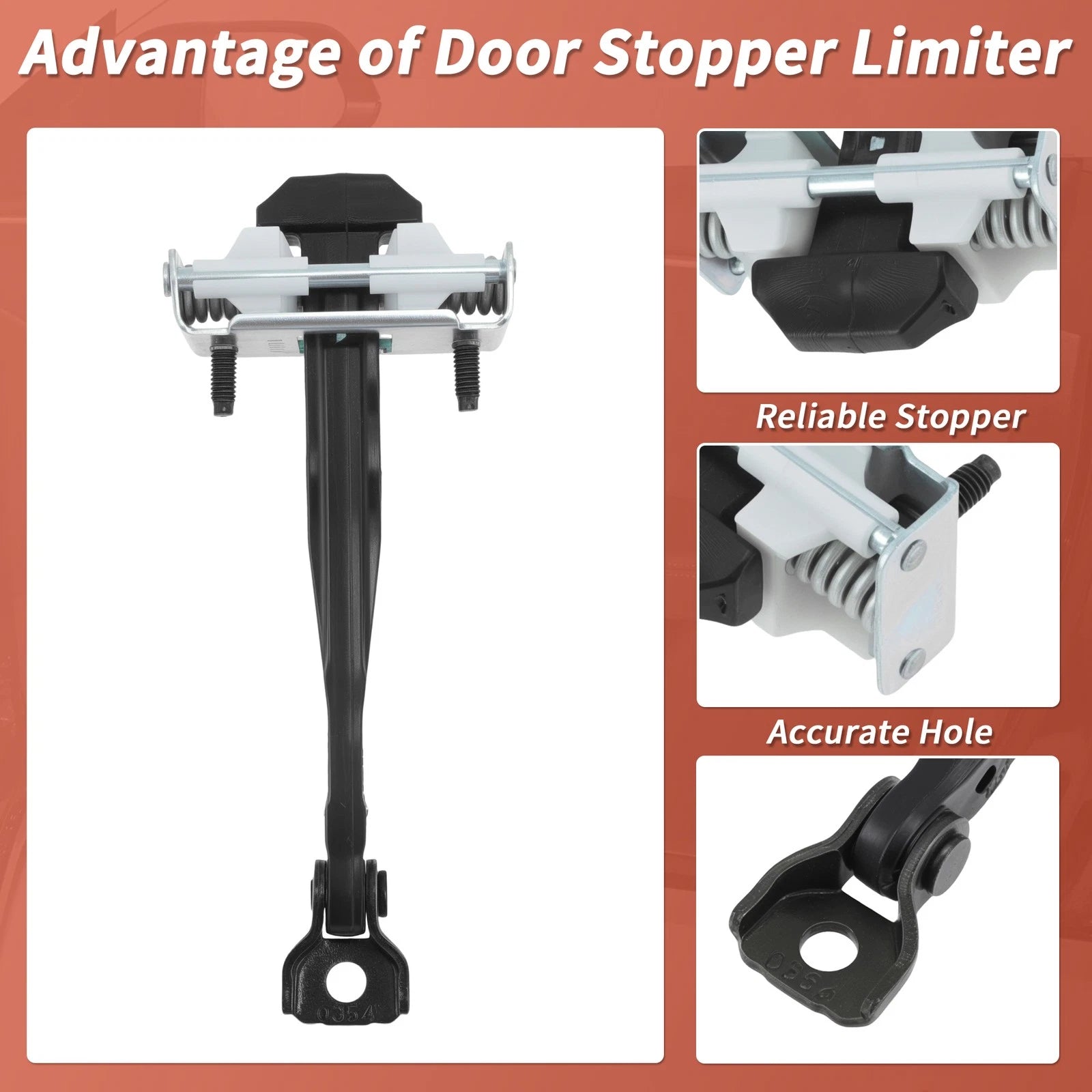 Set of 2 Door Check Strap Limiter Brackets for Ford Escape (2020–2025) LJ6Z7823552B