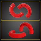 Tow Hook Cover for Ford F150 (2004–2024) Red D-Ring Exterior Position